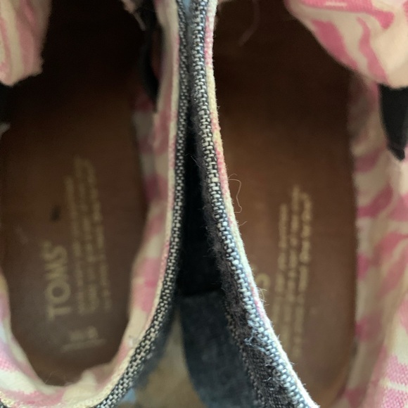 Toms woman’s light black denim espadrilles ankle boots size 8 - Picture 4 of 15